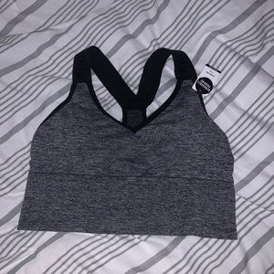 NWT PINK LONG LINE SPORTS BRA